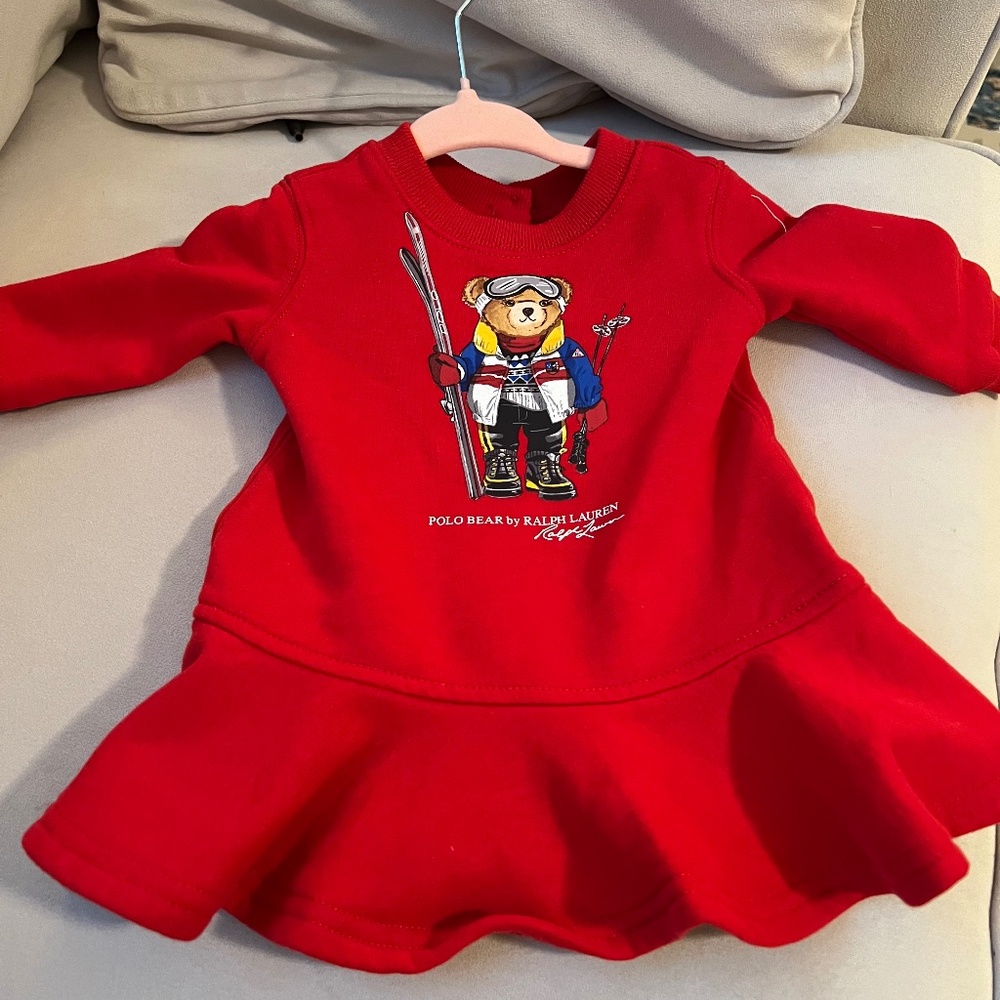 Ralph Lauren dress 2 piece set 3- 6month